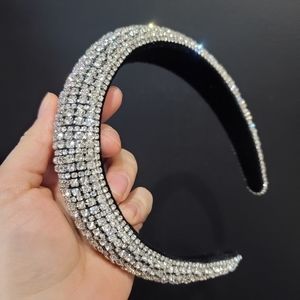 Silver rhinestone headband